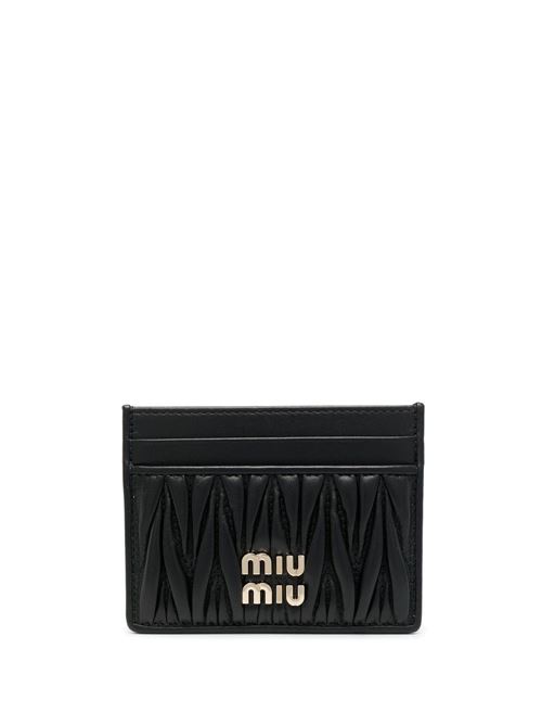 Card holder with logo MIU MIU | 5MC0762FPPF0002